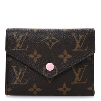 LOUIS VUITTON Monogram Victorine Wallet Rose Ballerine