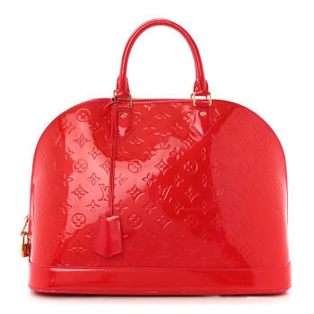 LOUIS VUITTON Vernis Alma MM Rose Pop