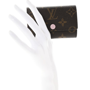 LOUIS VUITTON Monogram Multicles 6 Key Holder Rose Ballerine