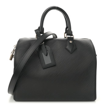 LOUIS VUITTON Epi Speedy Bandouliere 25 Black