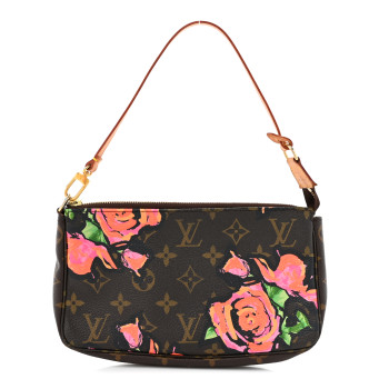 LOUIS VUITTON Monogram Roses Pochette Accessories