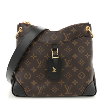 LOUIS VUITTON Monogram Odeon PM Black