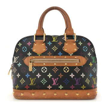 LOUIS VUITTON Monogram Multicolor Alma Black