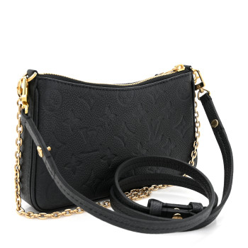 LOUIS VUITTON Empreinte Easy Pouch On Strap Black