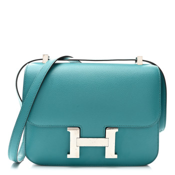 HERMES Epsom Constance 24 Bleu Paon