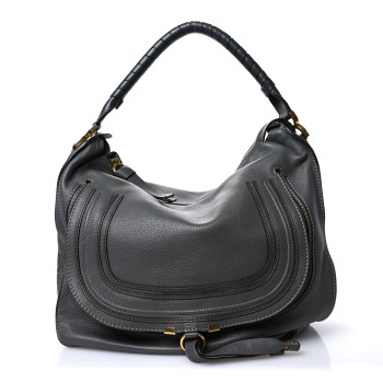 CHLOE Calfskin Large Marcie Hobo Stone