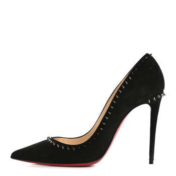 CHRISTIAN LOUBOUTIN Veau Velours Anjalina 100 Pumps 37 Black