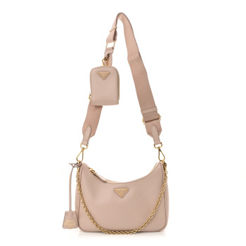 PRADA Saffiano Re-Edition 2005 Shoulder Bag Ninfea