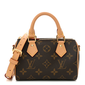 LOUIS VUITTON Monogram Nano Speedy Bandouliere