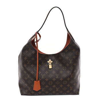 LOUIS VUITTON Monogram Flower Hobo Caramel
