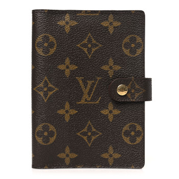 LOUIS VUITTON Monogram Small Ring Agenda Cover