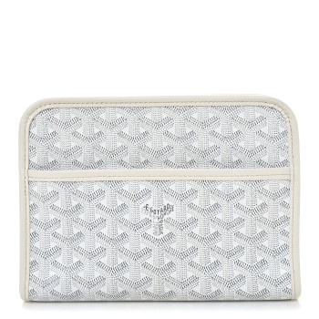 GOYARD Goyardine Jouvence Toiletry Pouch White