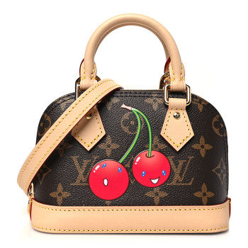 LOUIS VUITTON LV X TM Monogram Cerises Nano Alma