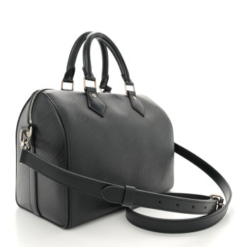 LOUIS VUITTON Epi Speedy Bandouliere 25 Black