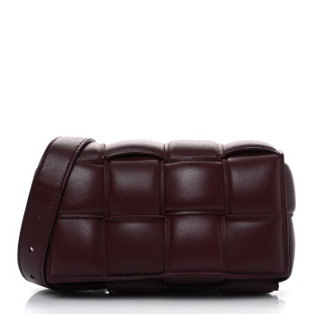 BOTTEGA VENETA Nappa Maxi Intrecciato Padded The Belt Cassette Bag Barolo