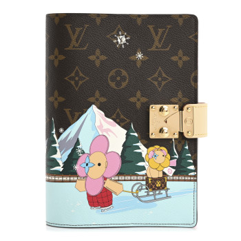 LOUIS VUITTON Monogram 2023 Christmas Animation Alpine Notebook Cover