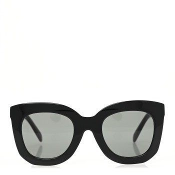 CELINE Oversized Round Sunglasses CL4005FN Black