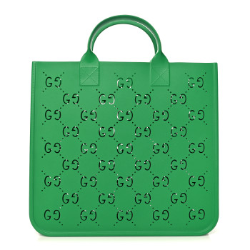GUCCI Rubber Kids GG Tote New Shamarock