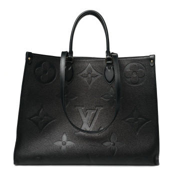 LOUIS VUITTON Empreinte Monogram Giant Onthego GM Black