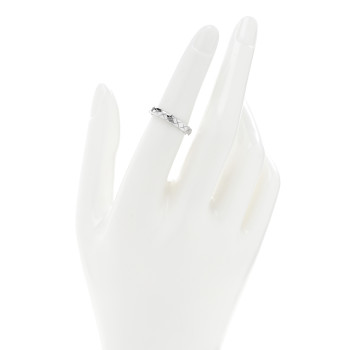 CHANEL 18K White Gold Mini Coco Crush Ring