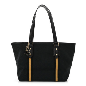GUCCI Monogram Medium Jolicoeur Tote Black