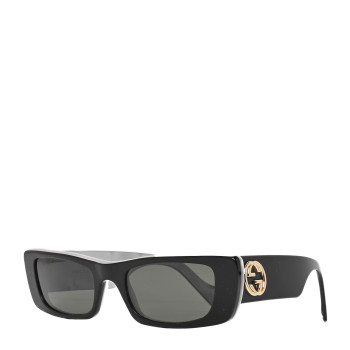 GUCCI Acetate Rectangular Sunglasses GG0516S Black