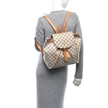 LOUIS VUITTON Damier Azur Sperone Backpack
