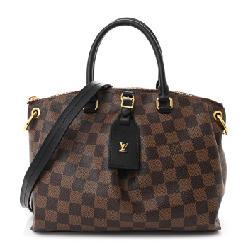LOUIS VUITTON Damier Ebene Odeon Tote PM Black