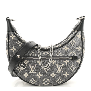 LOUIS VUITTON Monogram Jacquard Denim Loop Bleu