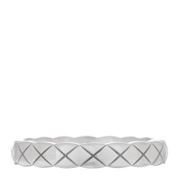 CHANEL 18K White Gold Mini Coco Crush Ring