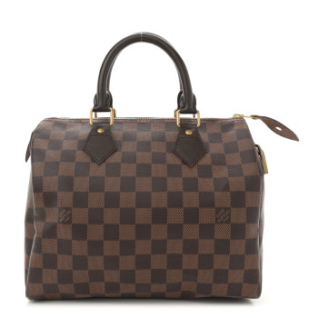 LOUIS VUITTON Damier Ebene Speedy 25