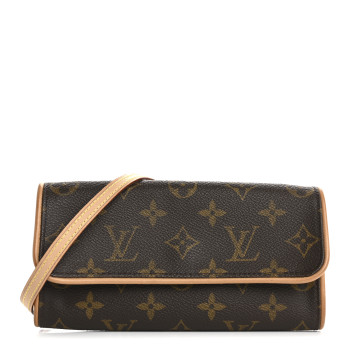 LOUIS VUITTON Monogram Pochette Twin PM