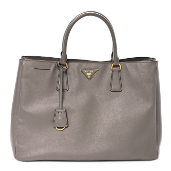 PRADA Saffiano Lux Large Tote Argilla