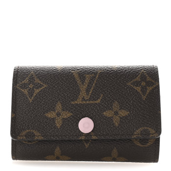 LOUIS VUITTON Monogram Multicles 6 Key Holder Rose Ballerine
