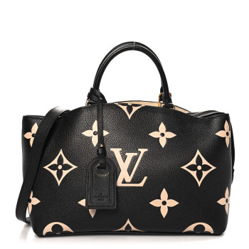 LOUIS VUITTON Empreinte Monogram Giant Petit Palais Black Beige