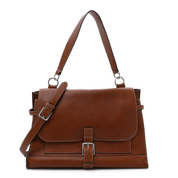 MULBERRY Classic Grain Calfskin Medium Chiltern Satchel Oak