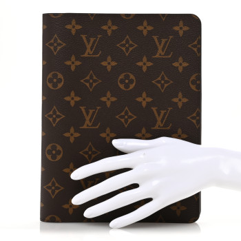 LOUIS VUITTON Monogram Desk Agenda Cover