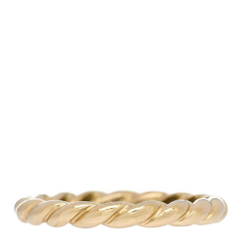 DAVID YURMAN 18K Yellow Gold 2.45mm Cable Classics Band Ring 50 5.5