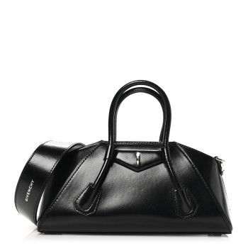 GIVENCHY Box Calfskin Mini Antigona Stretch Black