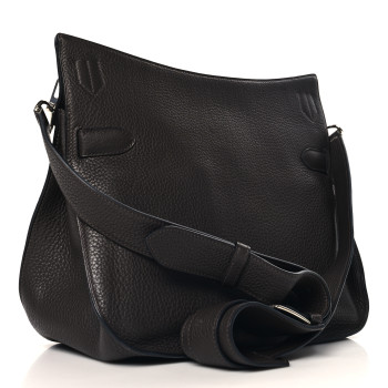 HERMES Taurillon Clemence Jypsiere 34 Chocolate