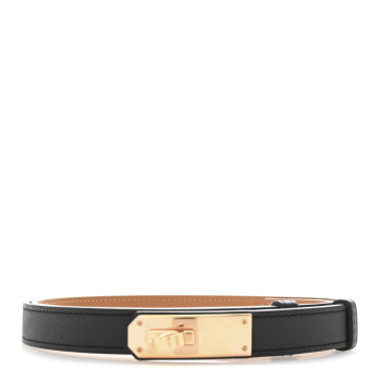 HERMES Epsom Kelly Belt Black