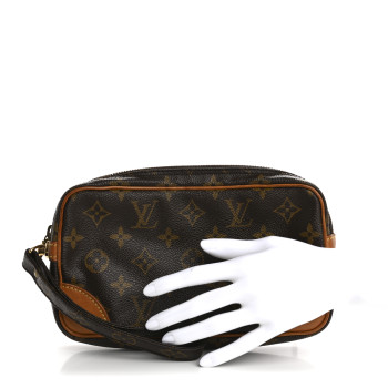 LOUIS VUITTON Monogram Pochette Marly Dragonne 22