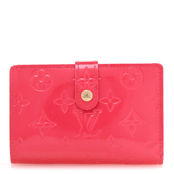 LOUIS VUITTON Vernis French Purse Wallet Fuchsia