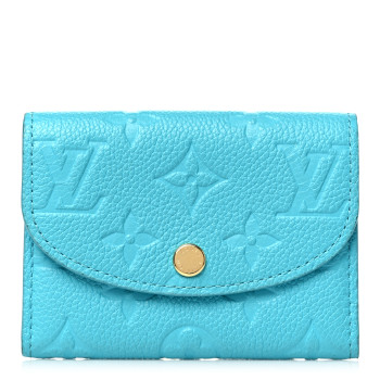 LOUIS VUITTON LV X TM Empreinte Rosalie Coin Purse Kabira Blue