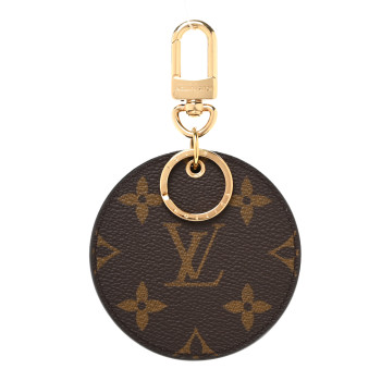 LOUIS VUITTON Monogram Reverse Key Holder Bag Charm
