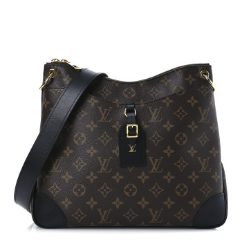 LOUIS VUITTON Monogram Odeon MM Black