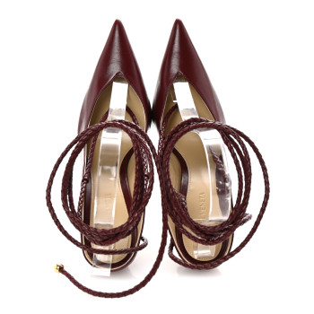 BOTTEGA VENETA Nappa Spritz Pumps 36.5 Cherry
