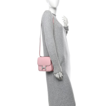 HERMES Chevre Mysore Constance 18 Rose Sakura