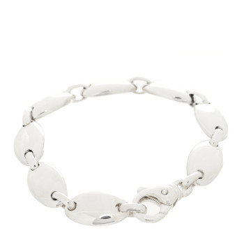 TIFFANY Sterling Silver Pebble Link Bracelet