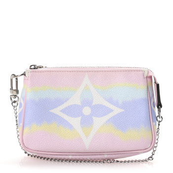 LOUIS VUITTON Monogram Escale Mini Pochette Accessories Pastel LOUIS VUITTON Monogram Escale Mini Pochette Accessories Pastel